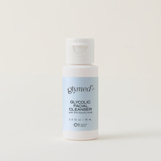 Glycolic Facial Cleanser with 10% Glycolic Acid
(Gentle Facial Wash) 30ml Travel Size