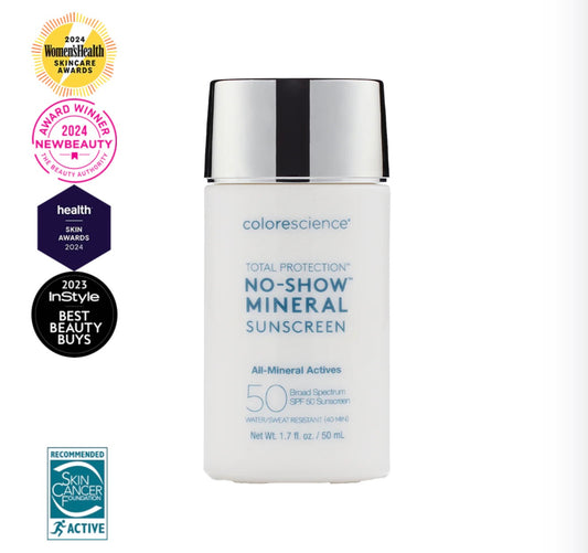 Colorescience No-Show Mineral Sunscreen SPF 50