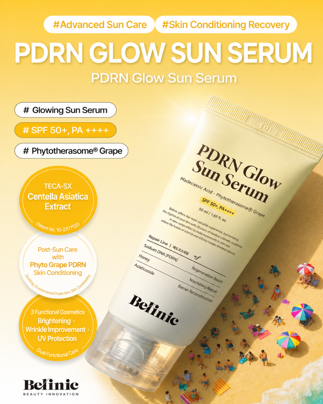 PDRN Glow Sun Serum SPF50