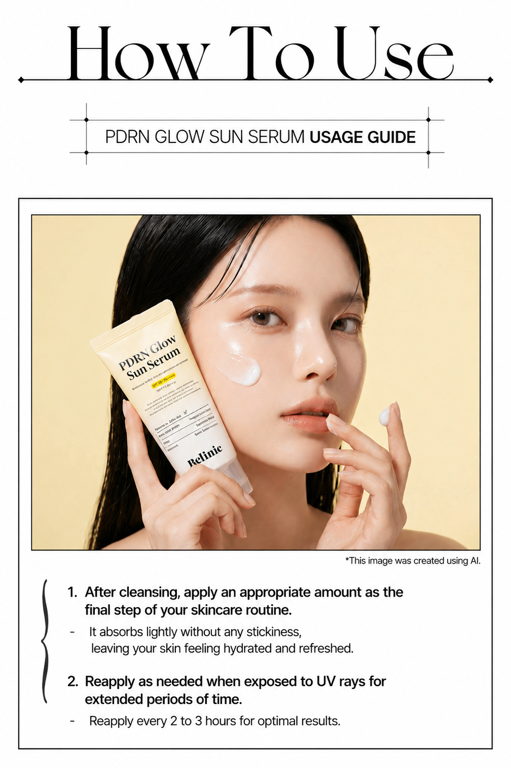 PDRN Glow Sun Serum SPF50