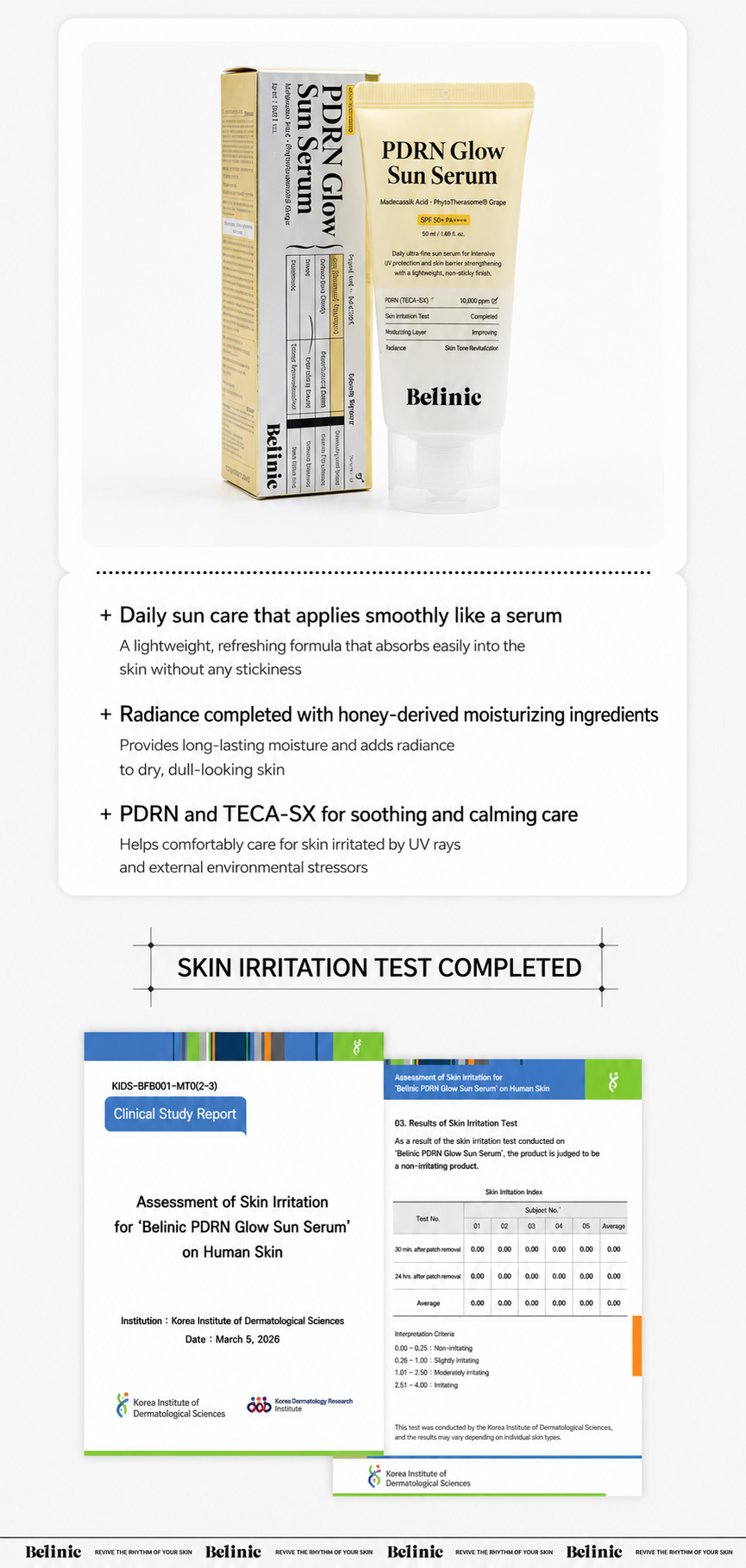 PDRN Glow Sun Serum SPF50
