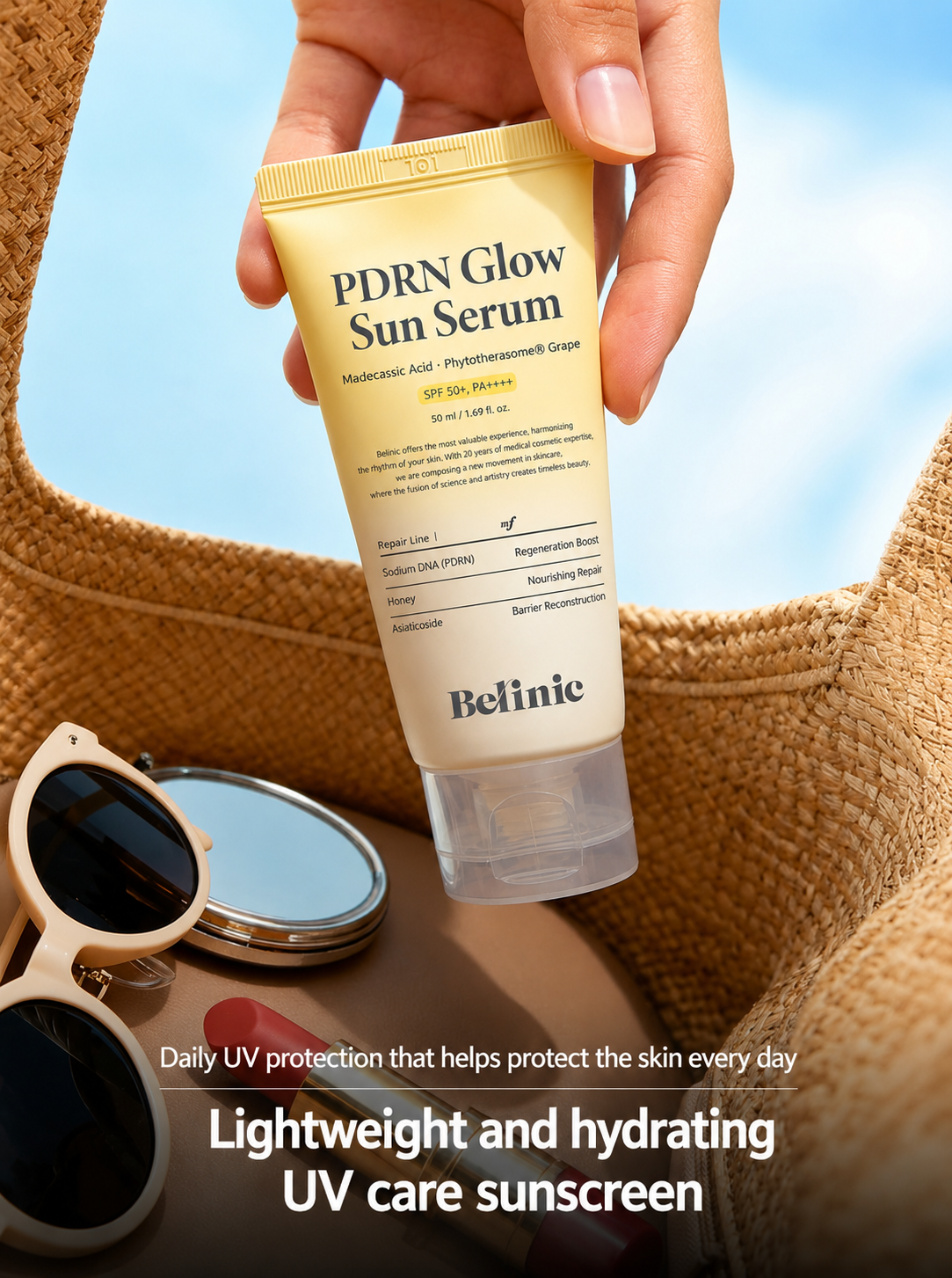 PDRN Glow Sun Serum SPF50