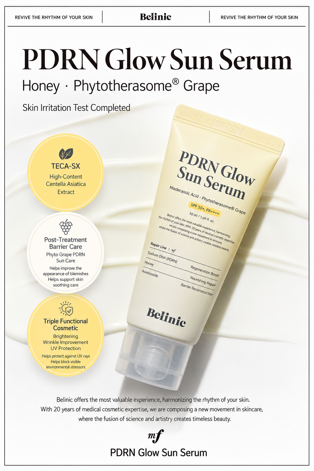 PDRN Glow Sun Serum SPF50